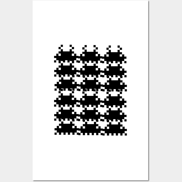 pixel virus Wall Art by asepsarifudin09